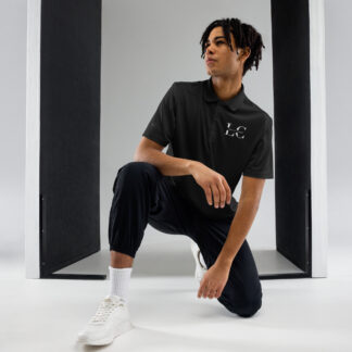 Adidas Mens Premium Black Lean and Clean Polo Shirt