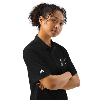 Adidas Womens Black Lean and Clean Sport Polo - Image 2