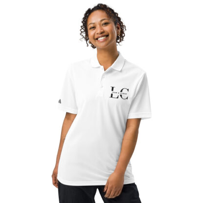 Adidas Womens White Lean and Clean Sport Polo