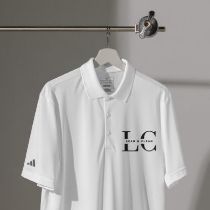 Adidas Womens White Lean and Clean Sport Polo - Image 2
