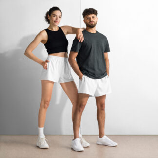 All-Over Print Lean and Clean Womens Unisex Athletic Shorts