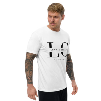 Mens Short Sleeve Fitted Lean and Clean T-shirt - Image 4
