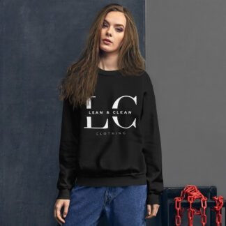Womens Black Lean and Clean Sweatshirt