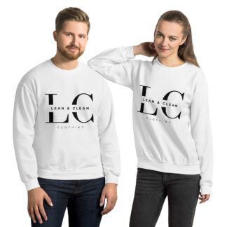 Womens White Lean and Clean Sweatshirt
