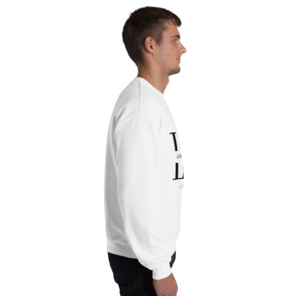 Mens White Lean and Clean Sweatshirt - Image 5