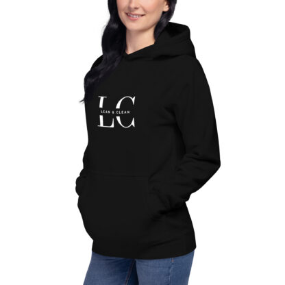 Lean and Clean Womens Black Hoodie