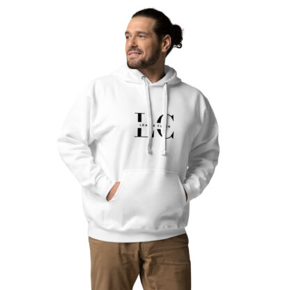 Lean and Clean Mens White Unisex Hoodie