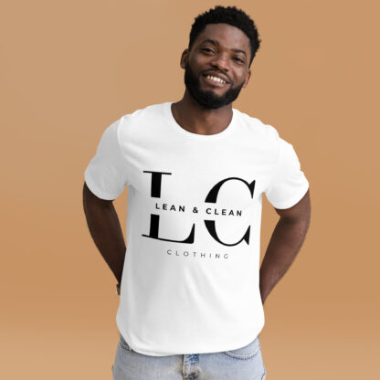 Mens White Lean and Clean T-Shirt - Image 2